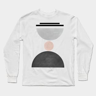 Hourglass Abstract Geometric Long Sleeve T-Shirt